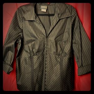 Torrid Corset Fitted Dress Shirt